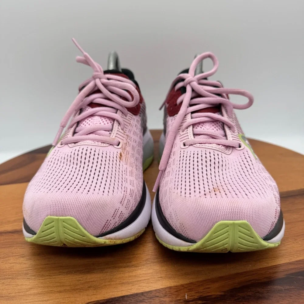 Saucony Ride 14 Shoes Womens 10.5 Running Pink Purple‎ Athletics Gym Sneakers